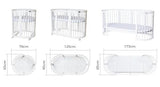 Трансформиращо Легло 9в1 Smart 60x72/60x120/60x168см Капучино Ingvart