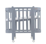 Трансформиращо Легло 5в1 Nika 60x95/60x120см Сив Ingvart