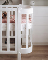 Трансформиращо Легло 5в1 Nika 60x95/60x120см Бял Ingvart