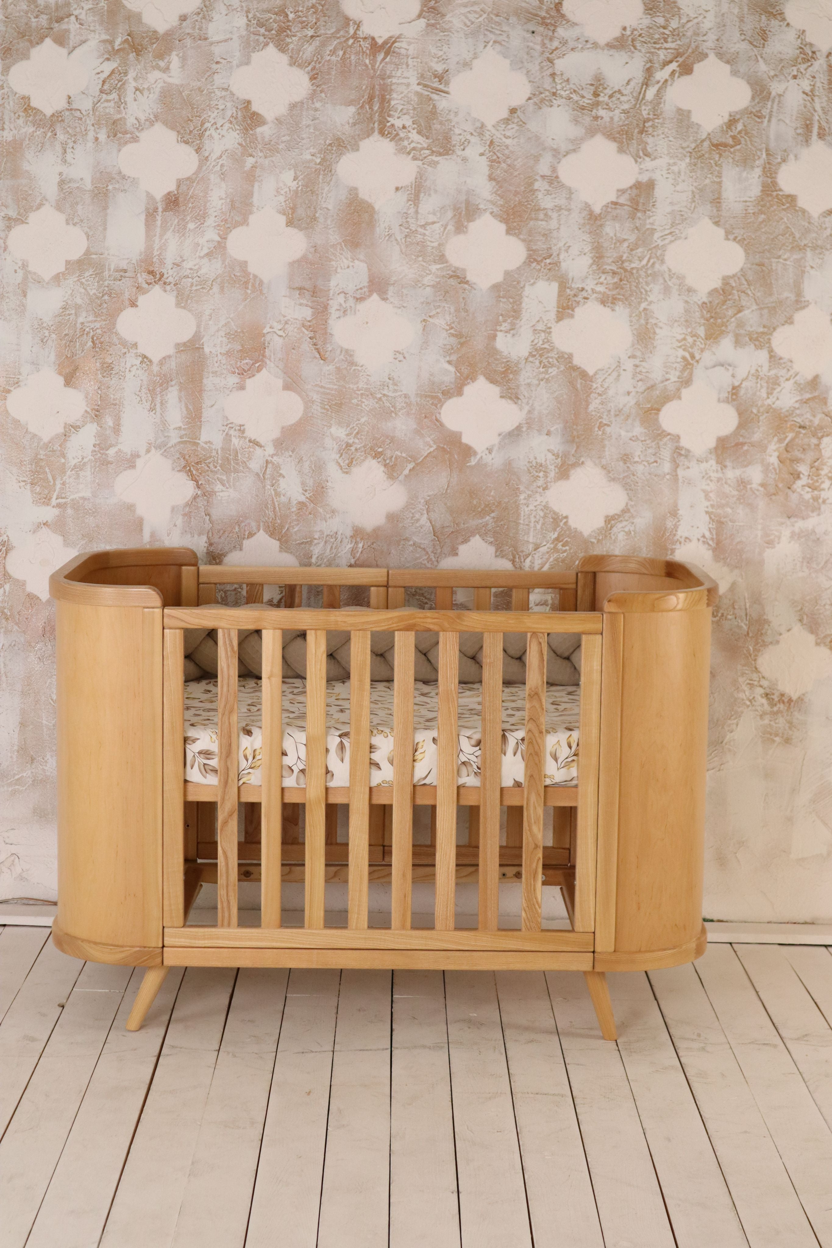 Transforming Bed 4 in 1 Boho 70x90/70x134cm Nature Ingvart