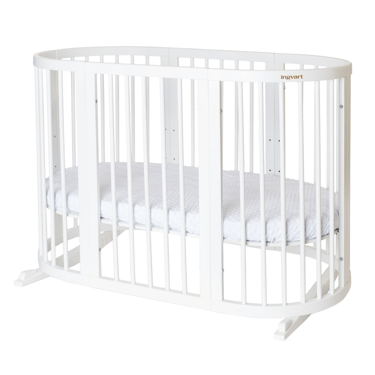 Transforming Bed 9in1 Smart 60x72/60x120/60x168cm White Ingvart