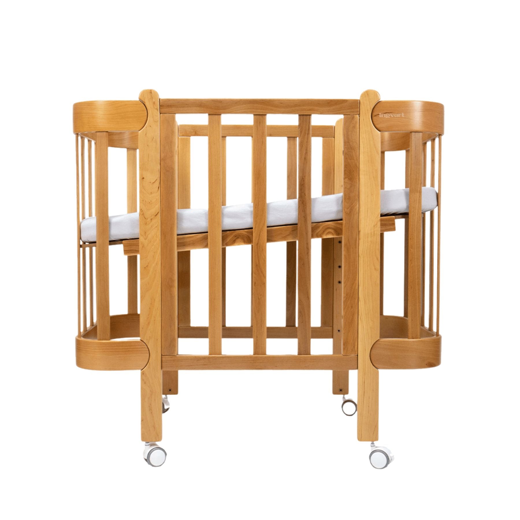 Трансформиращо Легло 5в1 Nika 60x95/60x120см Натур Ingvart