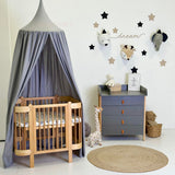 Трансформиращо Легло 5в1 Nika 60x95/60x120см Сив Ingvart