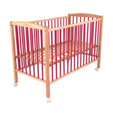 Pat pentru copii din lemn Arthur Natural Pink Combelle