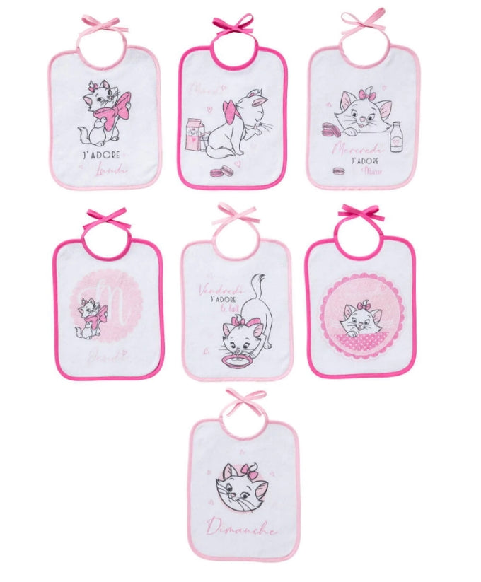 Bib Set 0+ Months 7 Pcs Marie BabyCalin