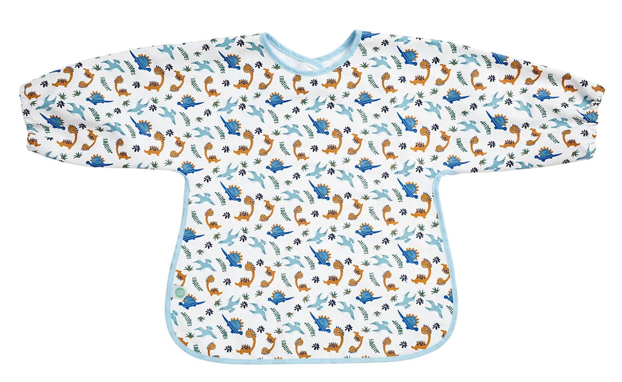 Waterproof bib with sleeves Dinosaurs 12+ months BabyCalin