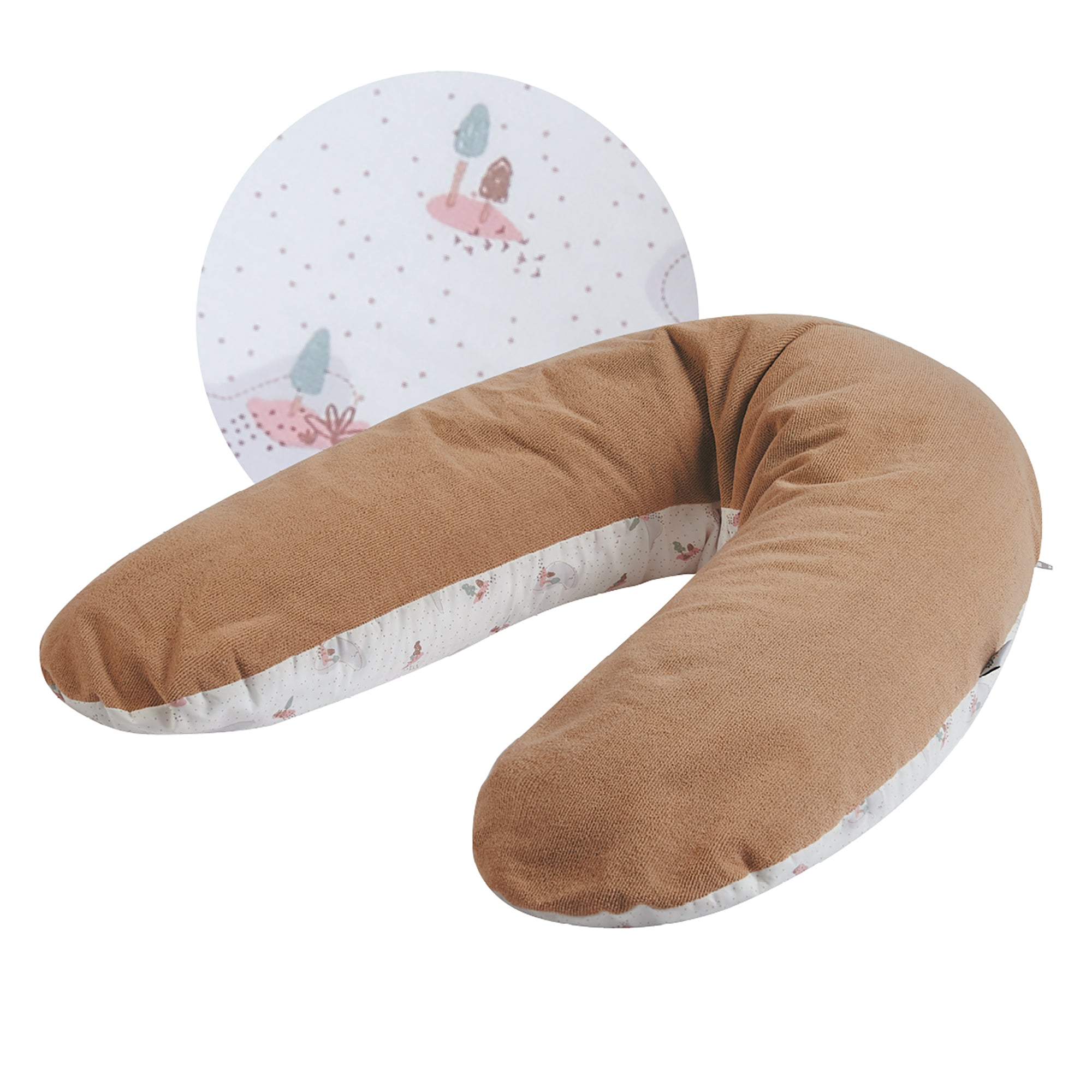 Възглавница За Бременни И Кърмене Natural Beige Tineo
