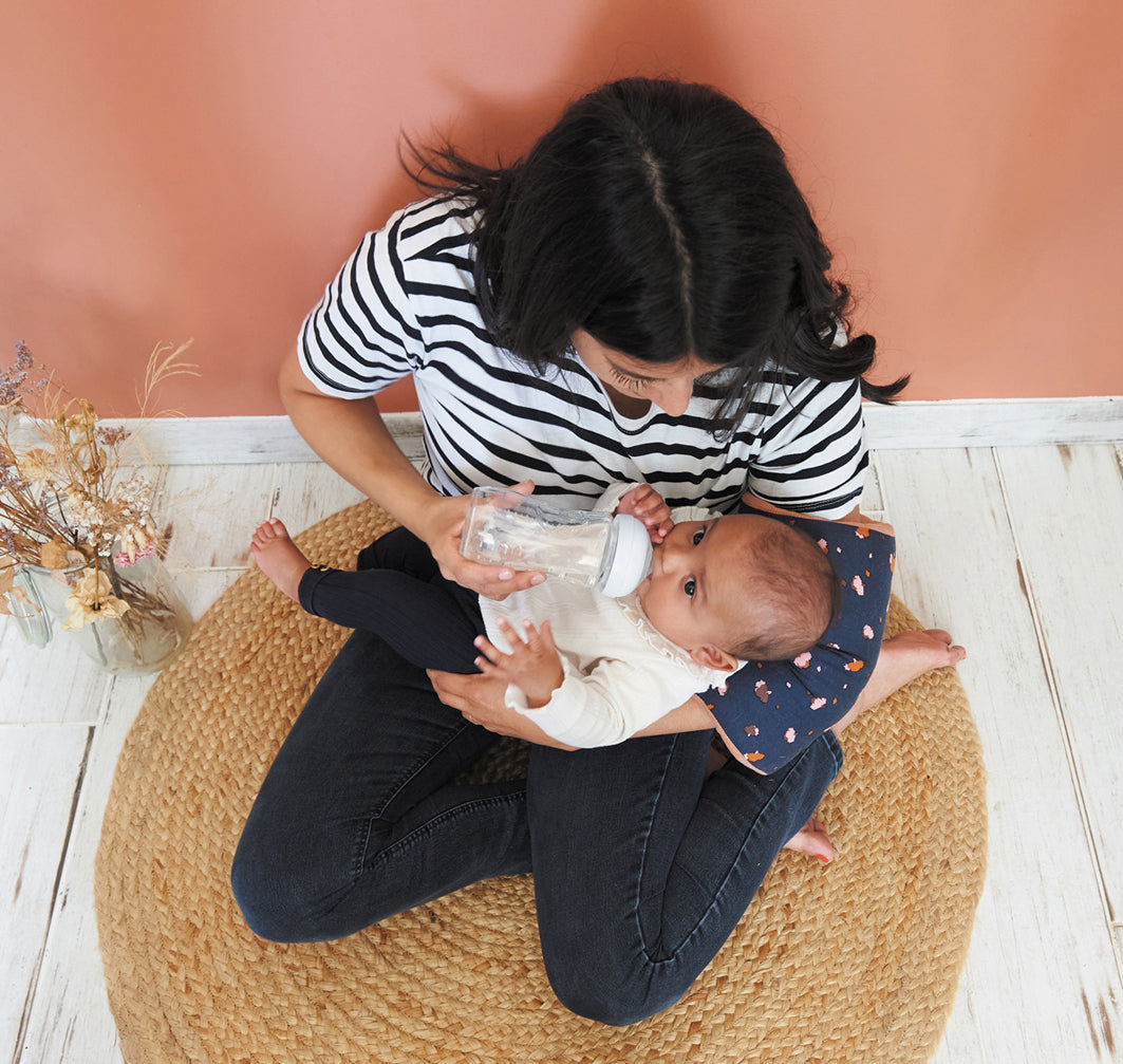 Nursing Pillow Blue Flowers Candide