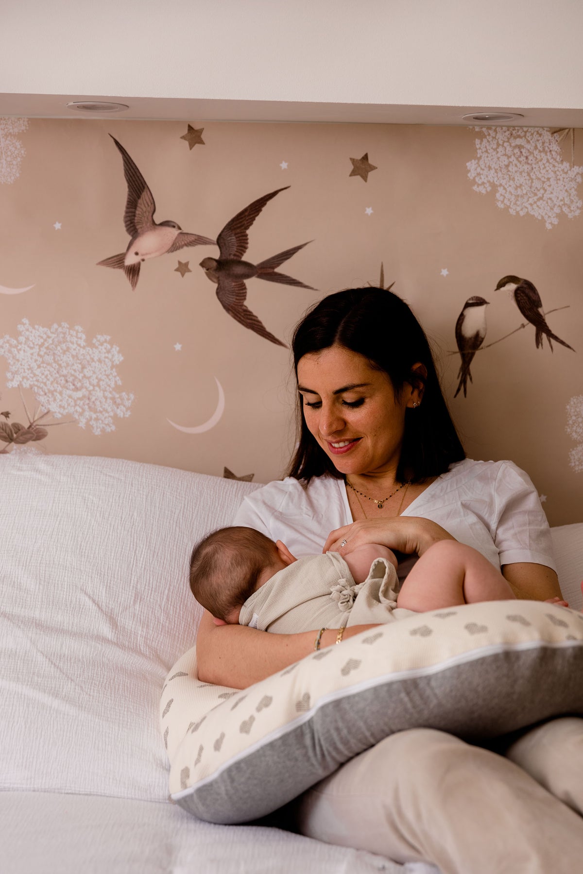 Pillow for Pregnancy and Nursing Hearts Candide