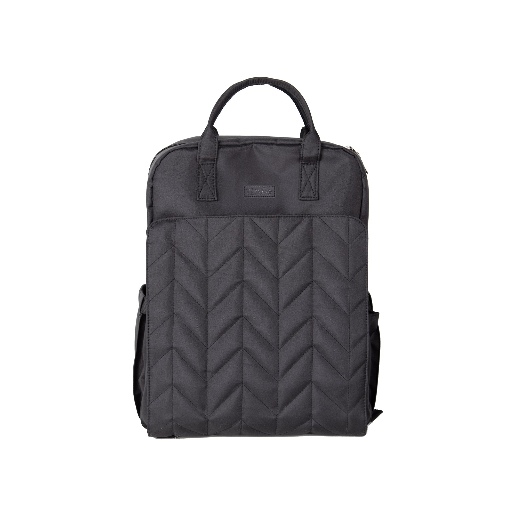 Quilted Backpack 41x30 cm Black Tineo