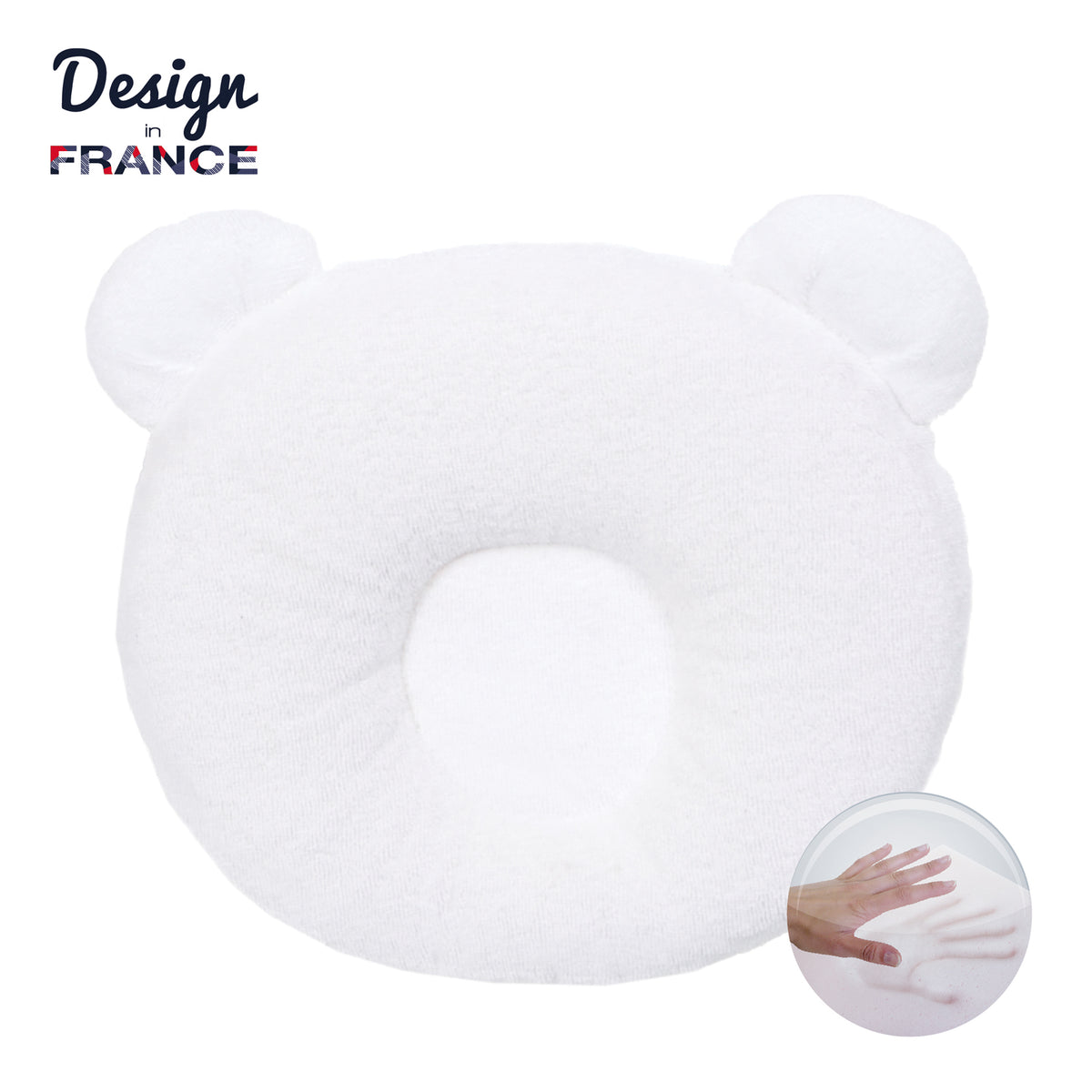 Perna Copii P'Tit Panda Pentru Cap Bine Rotunjit Candid Alb