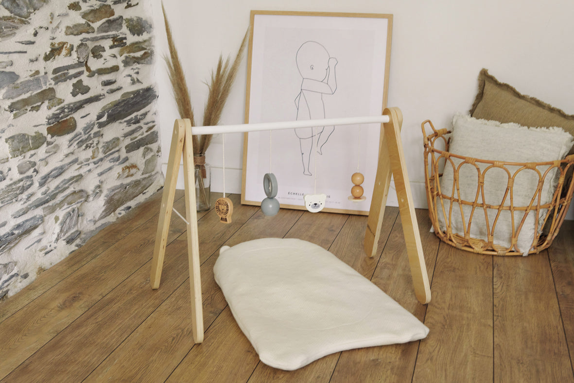 Covoraș Montessori organic Topponcino Candide