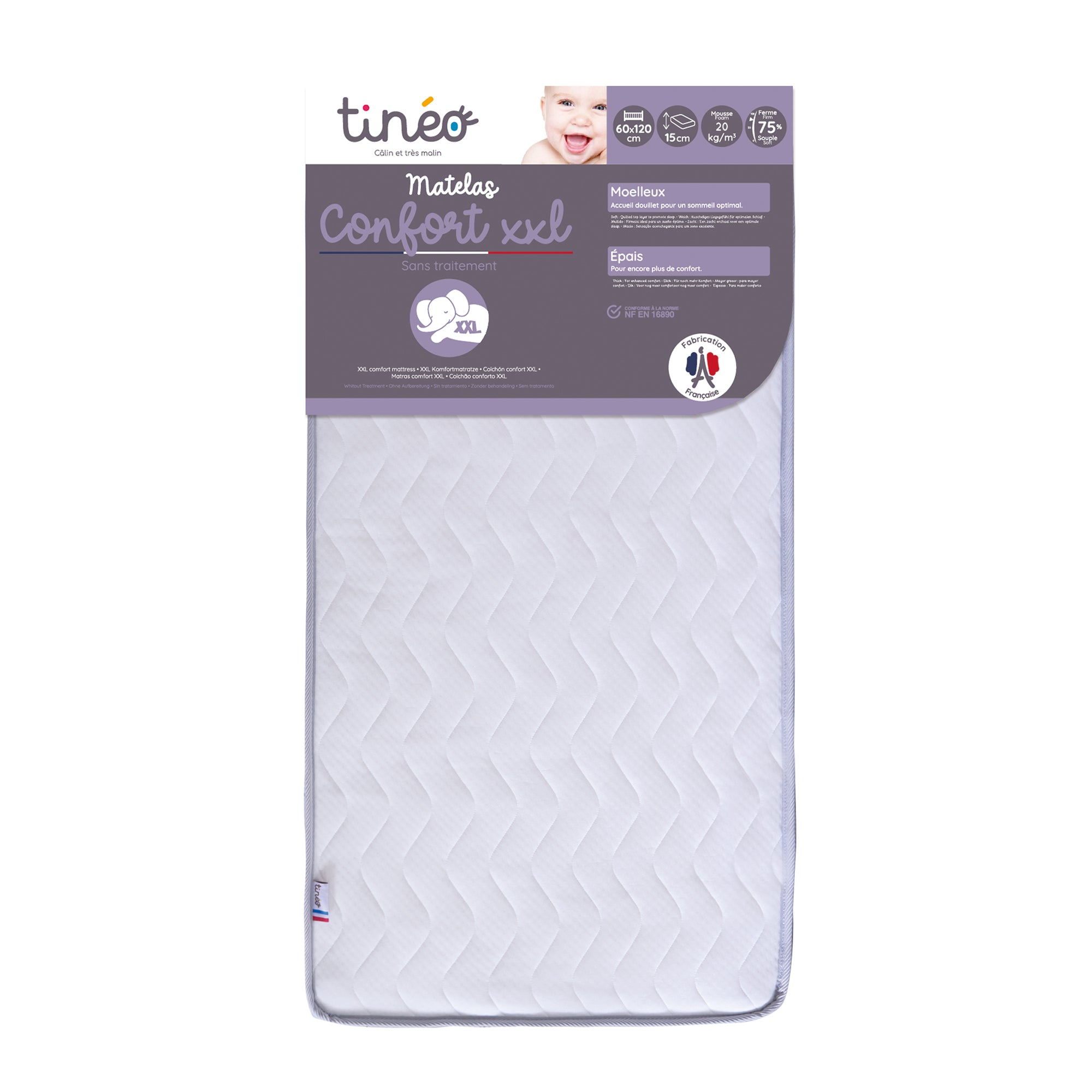 Saltea Baby Comfort Xxl 60X120X15cm Tineo