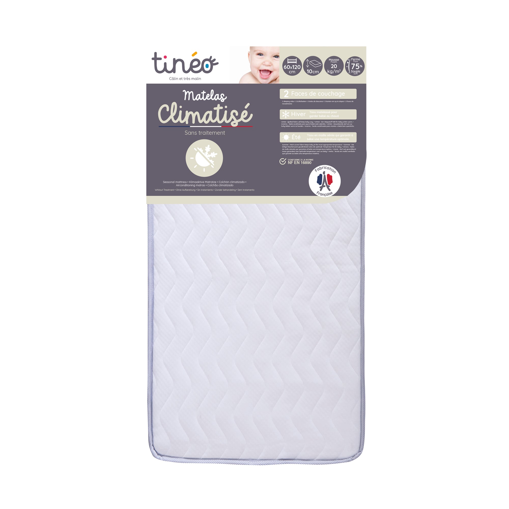 Бебешки Матрак Многосезонен 60Х120Х10См Tineo