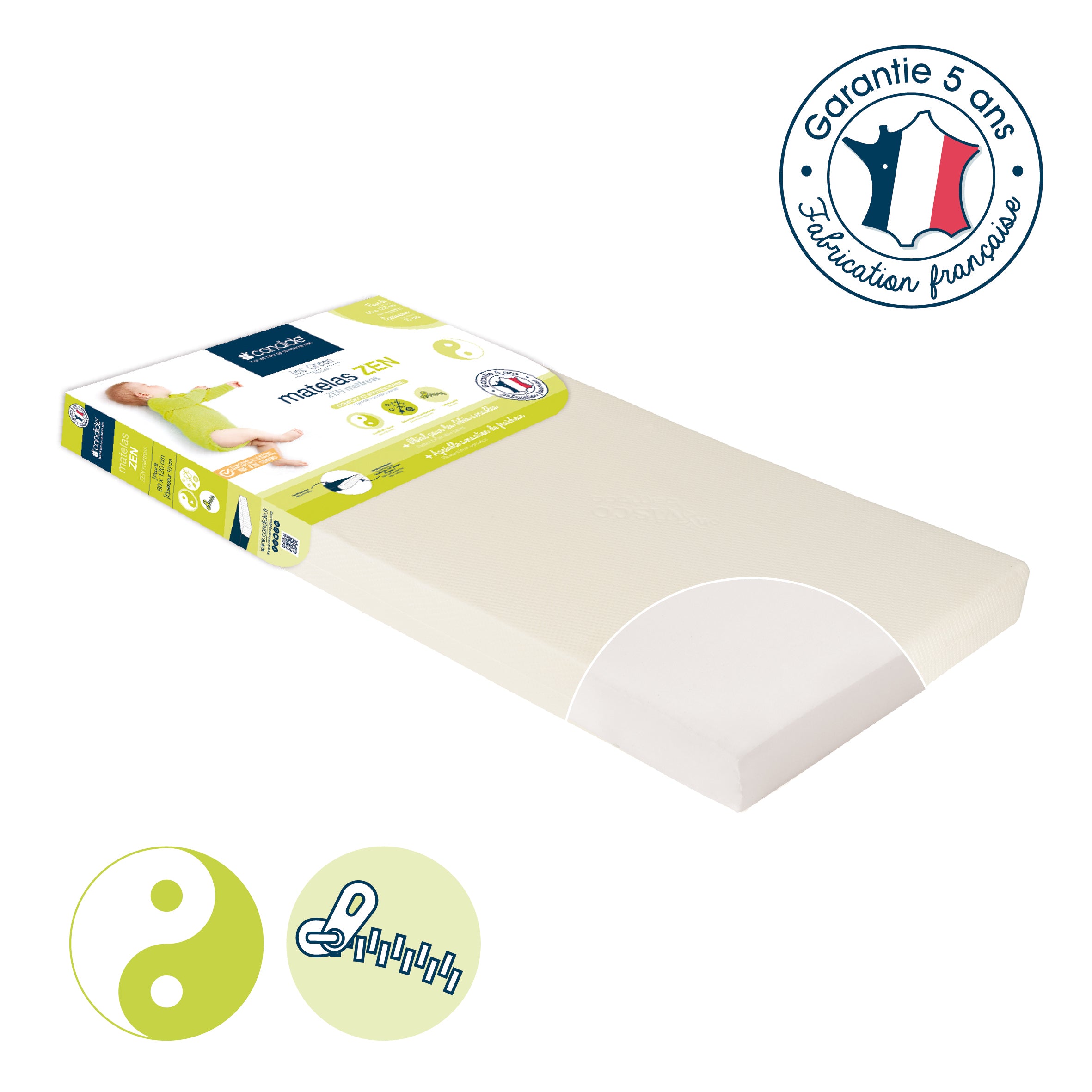 Матрак Дзен с бамбуково покритие За Легло 60X120См (10См Дебелина) Candide