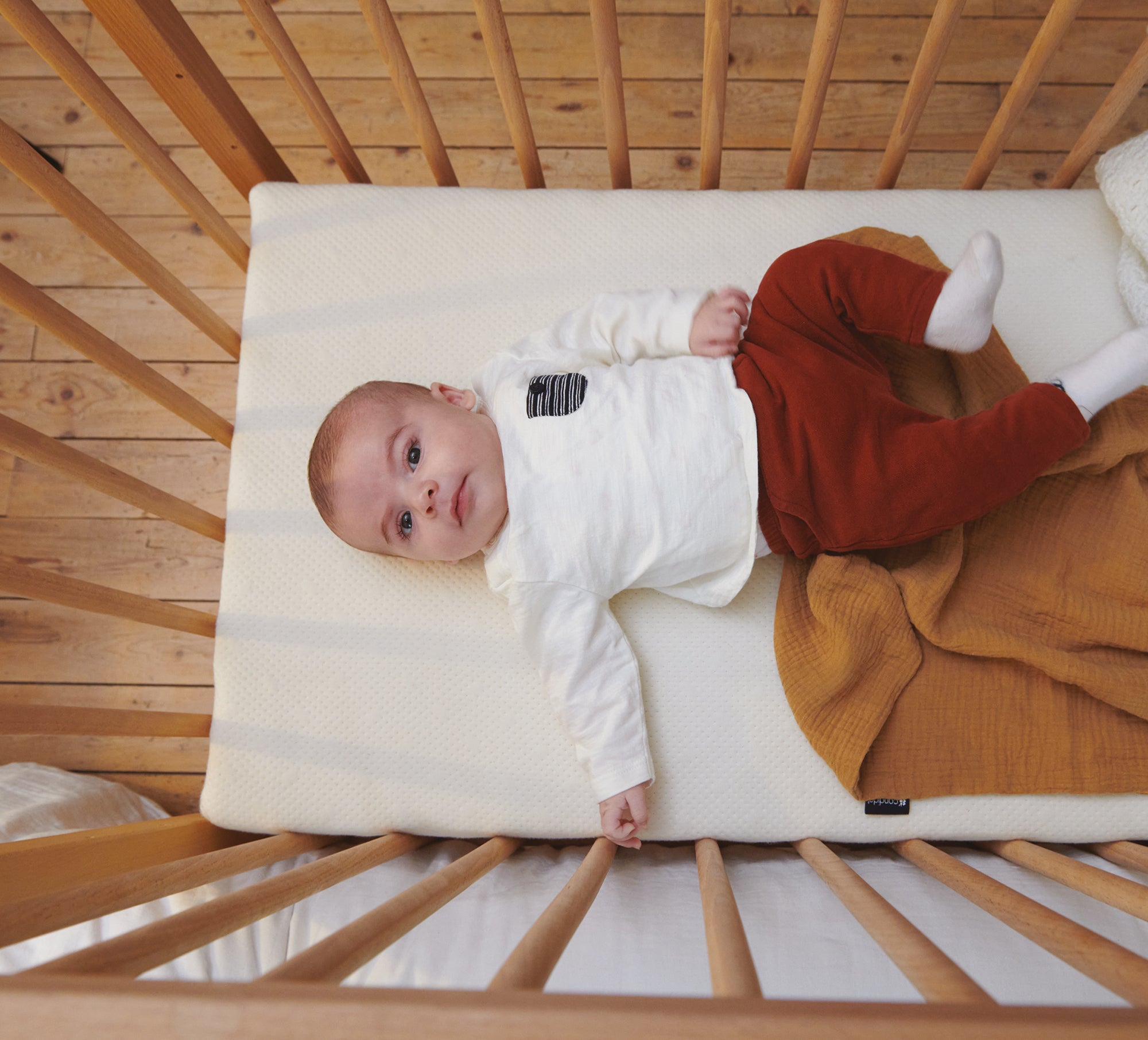 Organic Crib Mattress Next to me 50x83cm (5cm thick) Candide