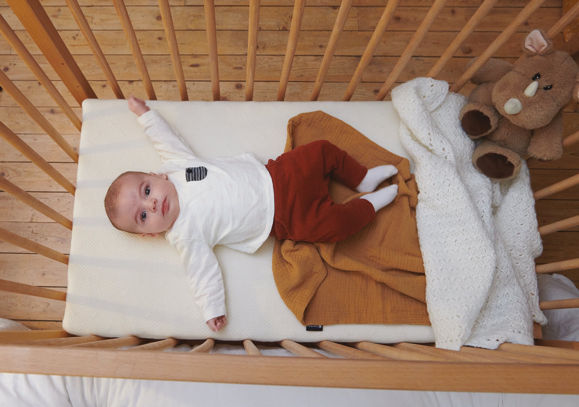 Organic Crib Mattress Next to me 50x83cm (5cm thick) Candide