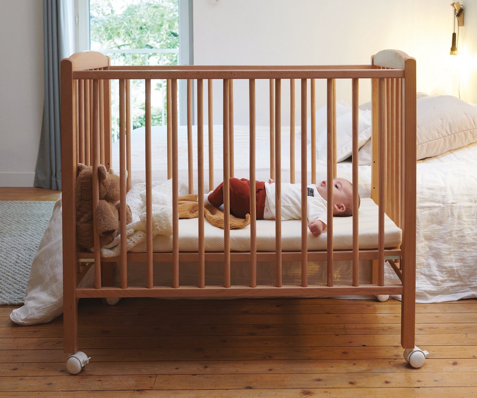 Organic Crib Mattress Next to me 50x83cm (5cm thick) Candide