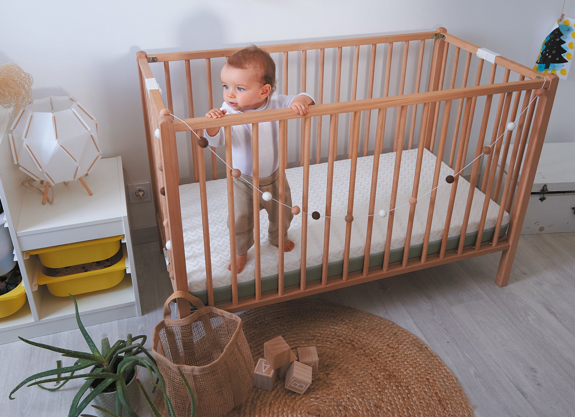 Матрак Алое Вера със свалящо се покритие За Легло 60X120См (10См Дебелина) Candide