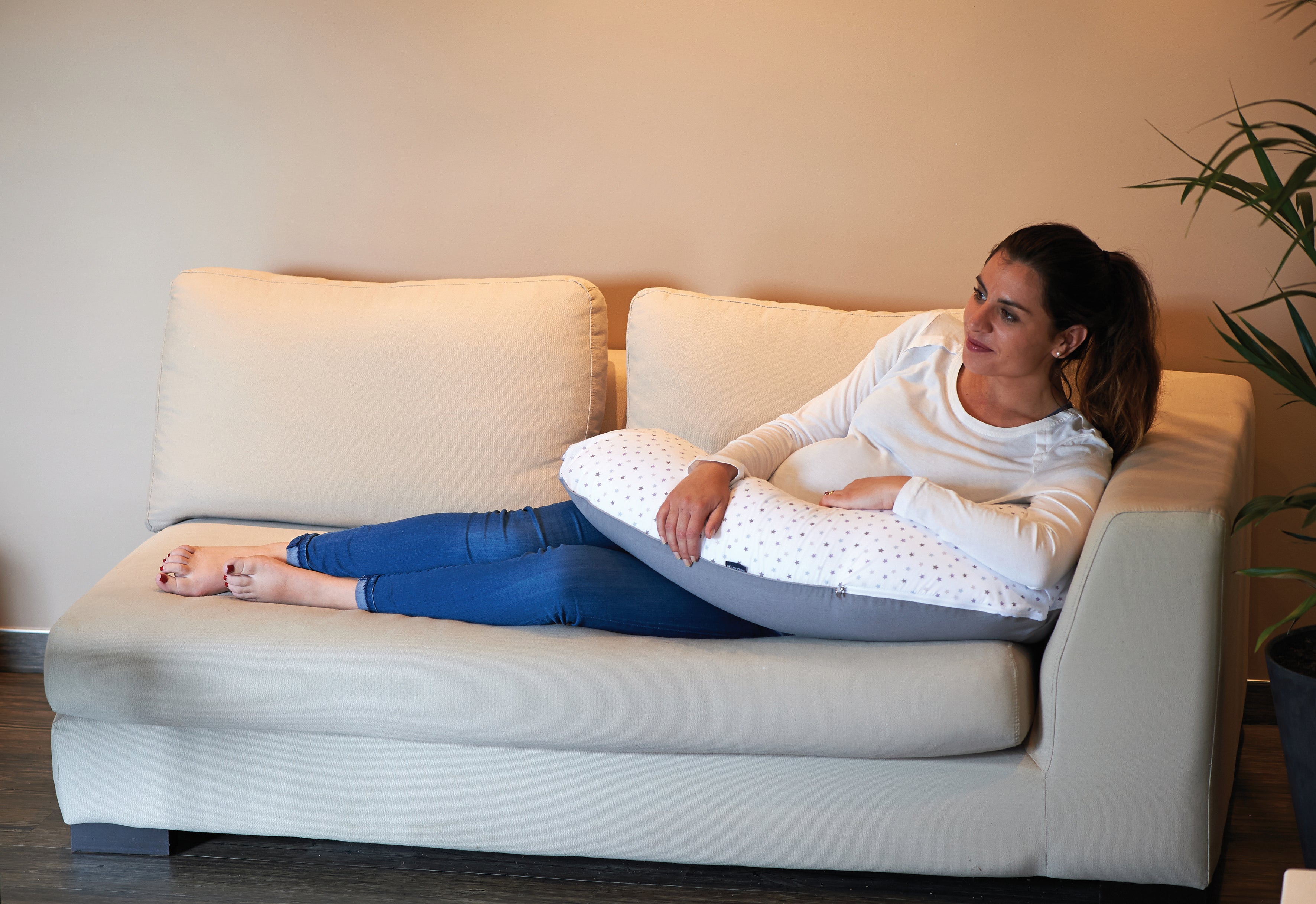 Perna Maternitate Si Alaptare Multirelax 3in1 Stars Candide
