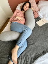 Multirelax Възглавница За Майчинство И Кърмене 3В1 Сиви Зайчета Candide