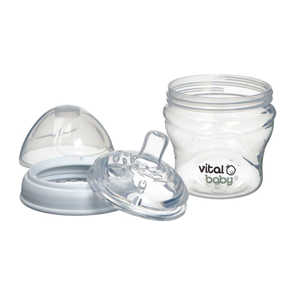 Anti-Colic Feeding Bottles 150 ml. 0+ Vital Baby