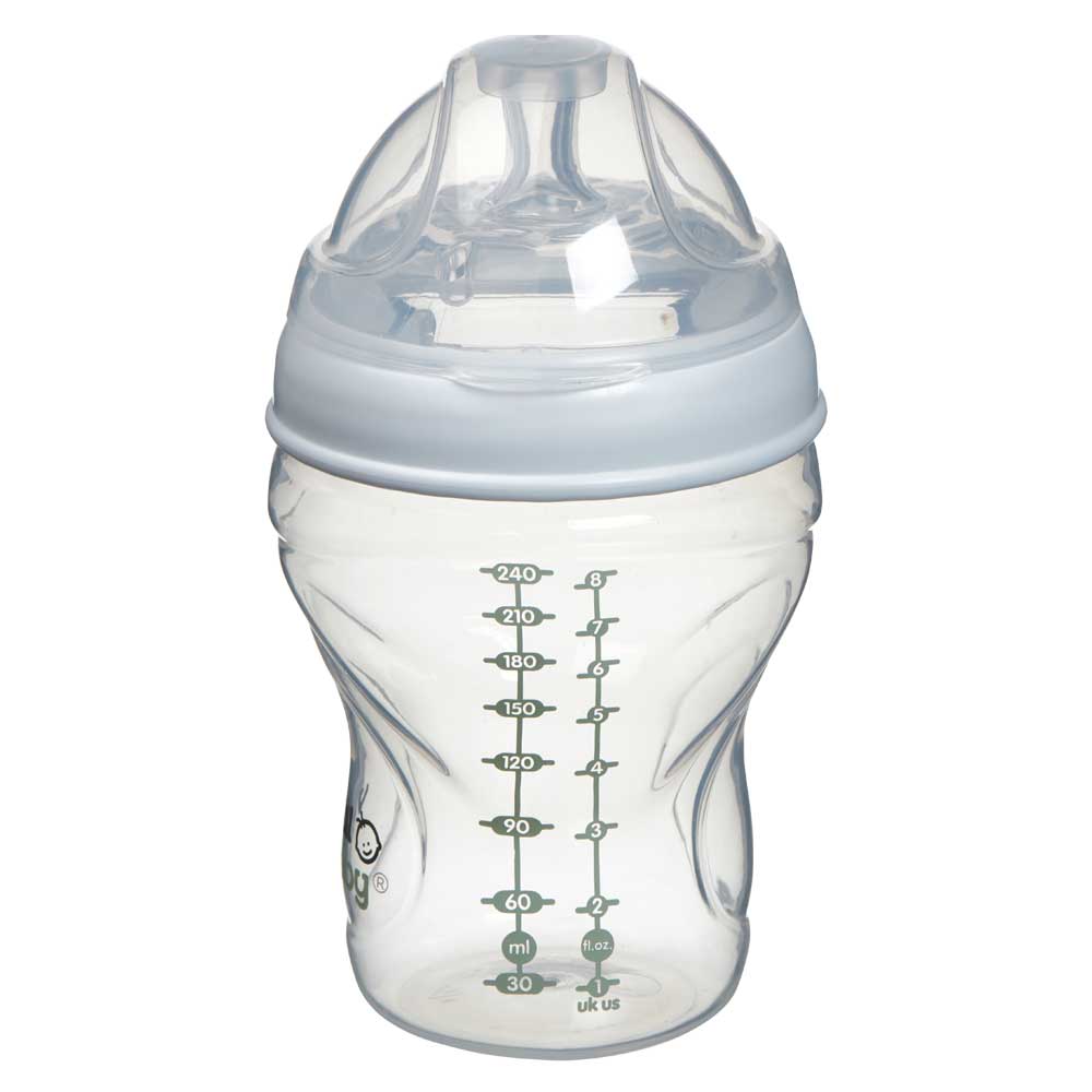 Anti-Colic Feeding Bottles 240 ml. 0+ Vital Baby