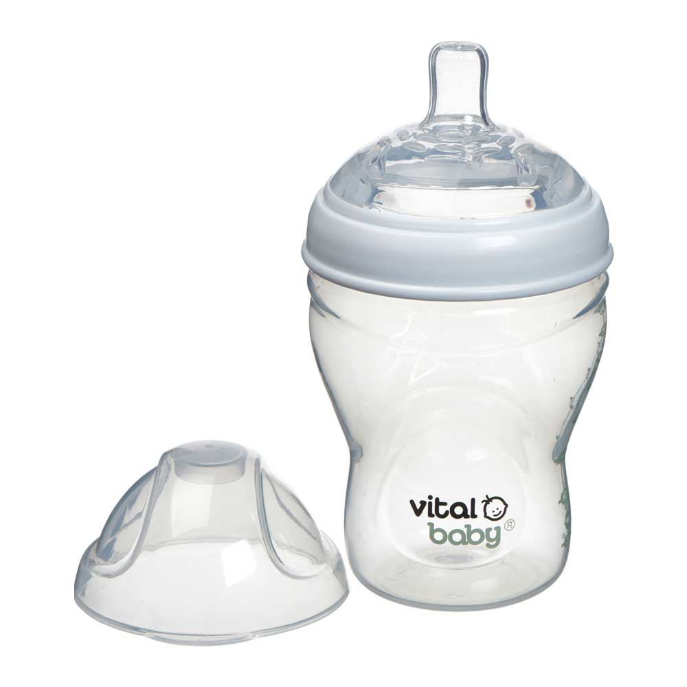 Шишета за хранене Anti-Colic 240 мл. 0+ Vital Baby