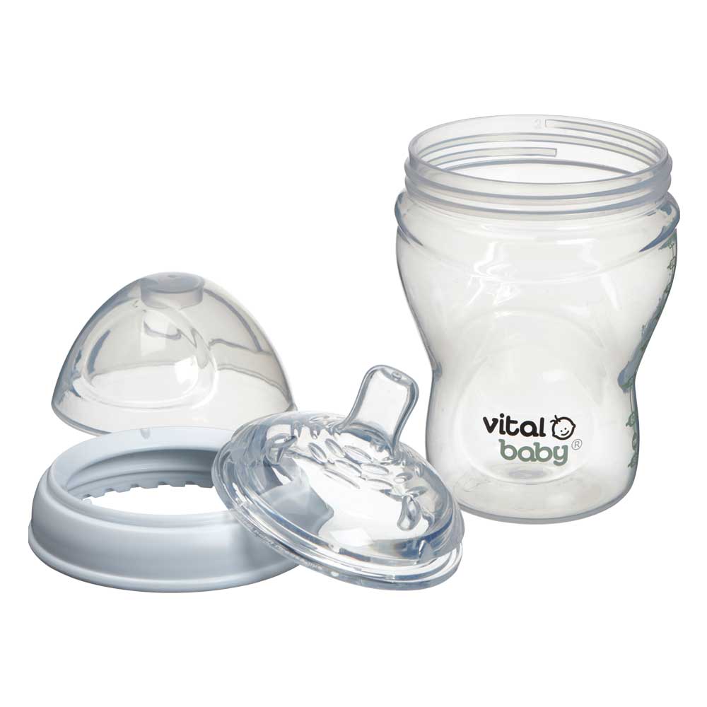 Шишета за хранене Anti-Colic 240 мл. 0+ Vital Baby