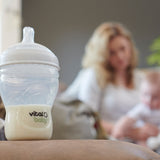 Anti-Colic Feeding Bottles 240 ml. 0+ Vital Baby
