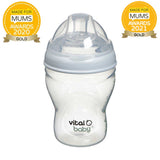Anti-Colic Feeding Bottles 240 ml. 0+ Vital Baby