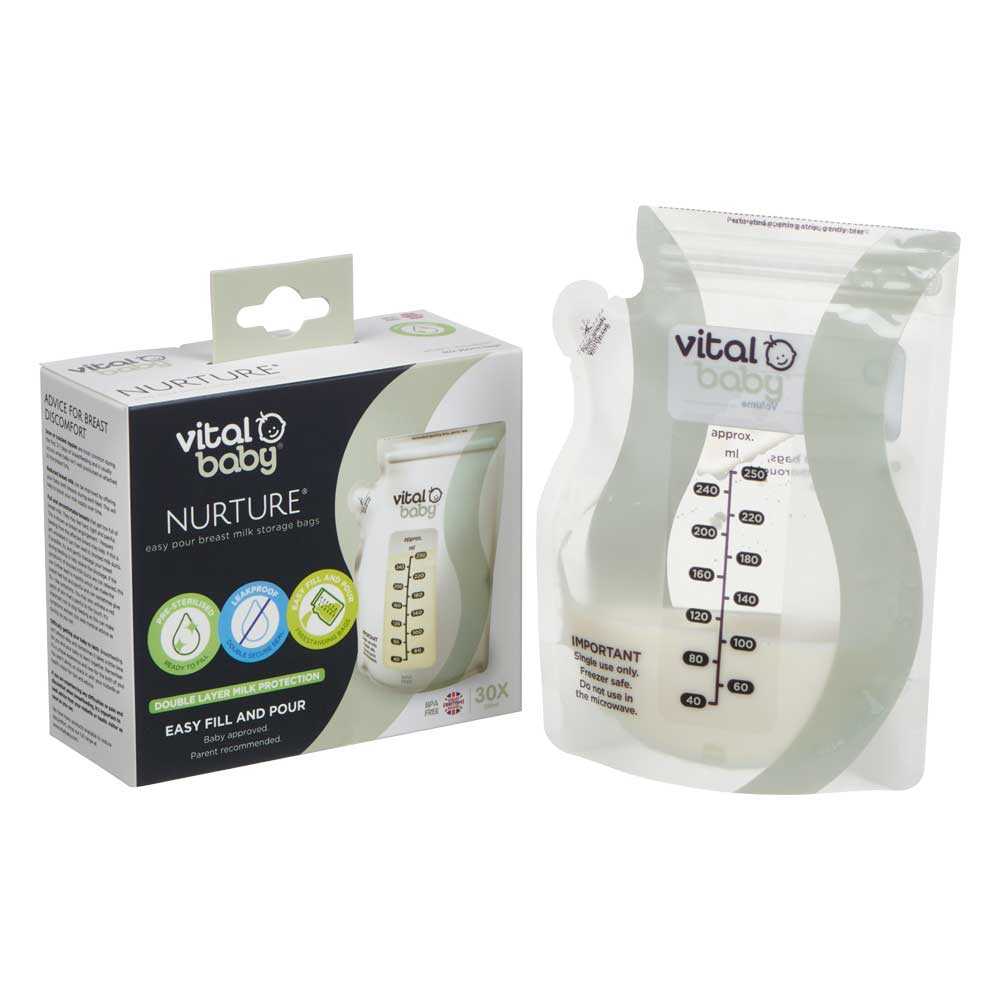 Пликчета за съхранение на кърма Vital Baby