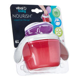 Spill-free feeding bowl Purple Vital Baby