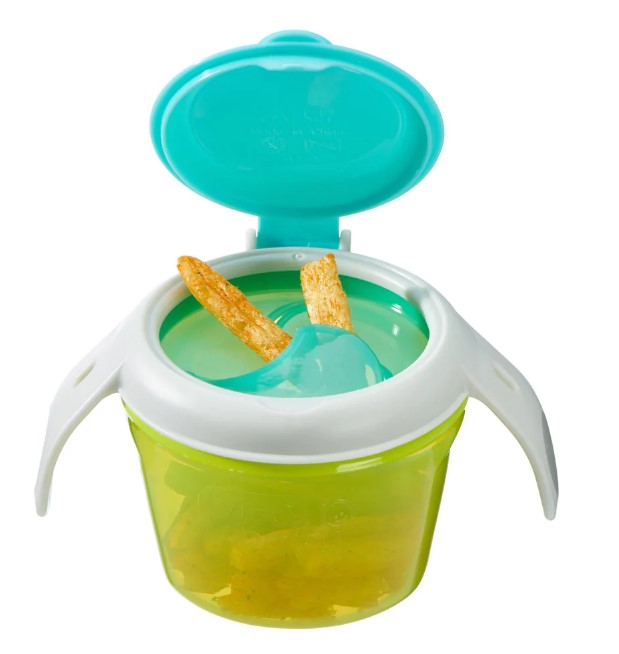 Spill-free feeding bowl Green Vital Baby