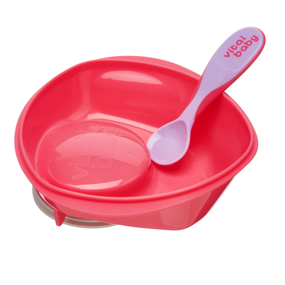 Bol de hrănire cu vid ciclamen Vital Baby