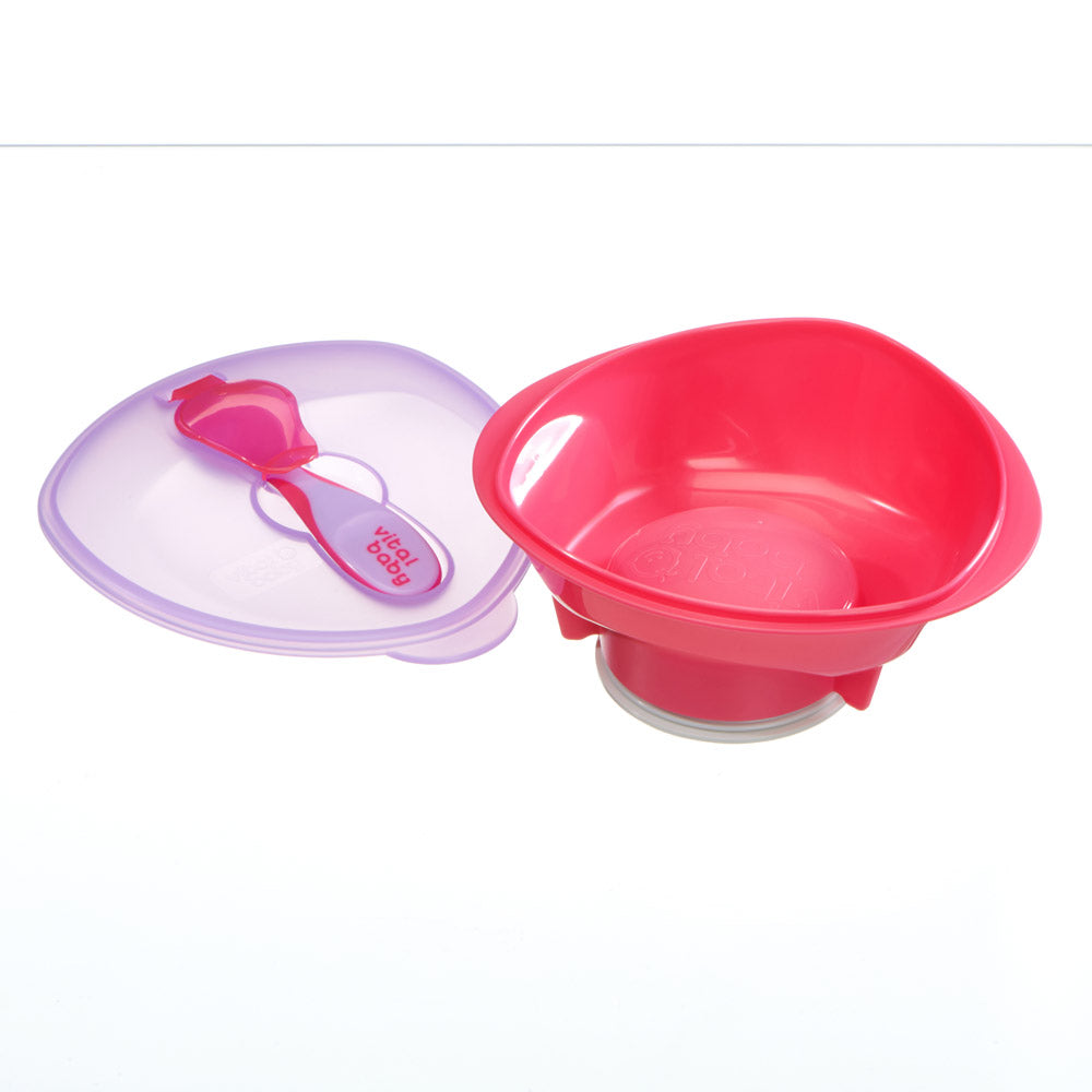 Bol de hrănire cu vid ciclamen Vital Baby