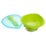 Bol de hrănire cu vid verde Vital Baby