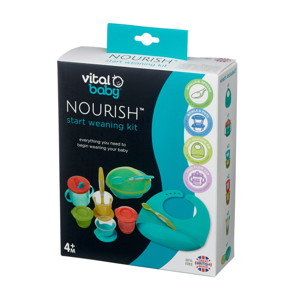 Set de start pentru hrănirea bebelușului verde Vital