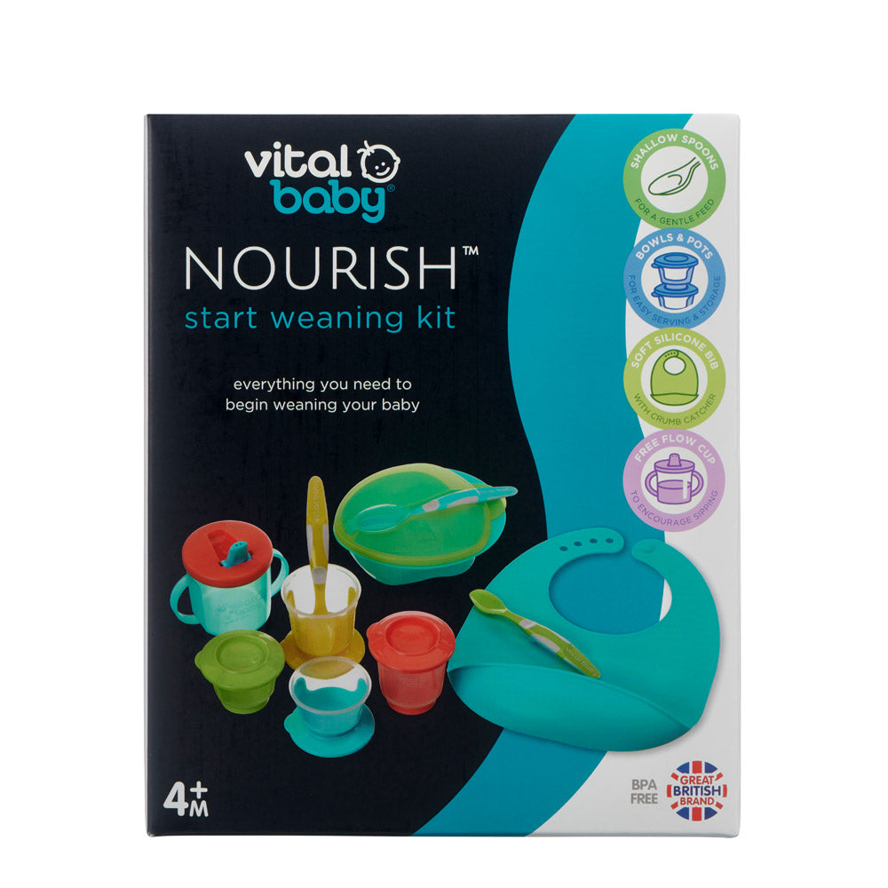 Стартов комплект за хранене зелен Vital Baby