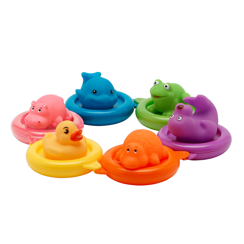 Jucării de baie animale colorate Vital Baby