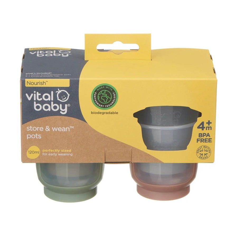 Контейнери за храна 120мл. Vital Baby