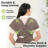 Sling Ergonomic Brown KeaBabies
