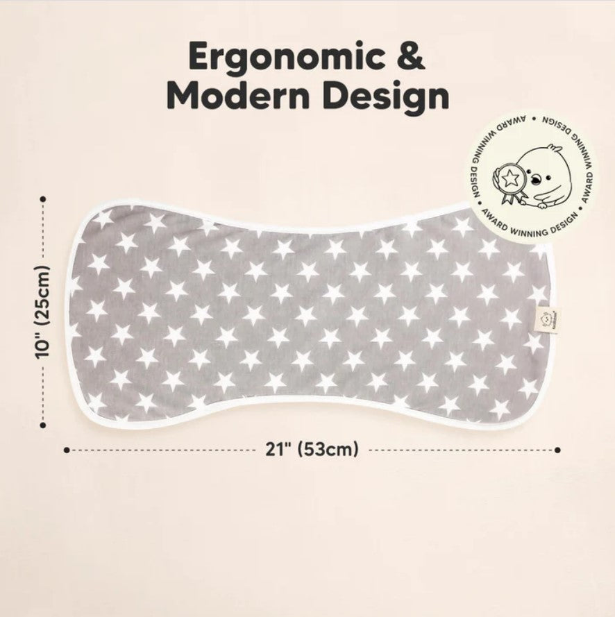 Organic Cotton Burp Cloths 5 pcs KeaBabies