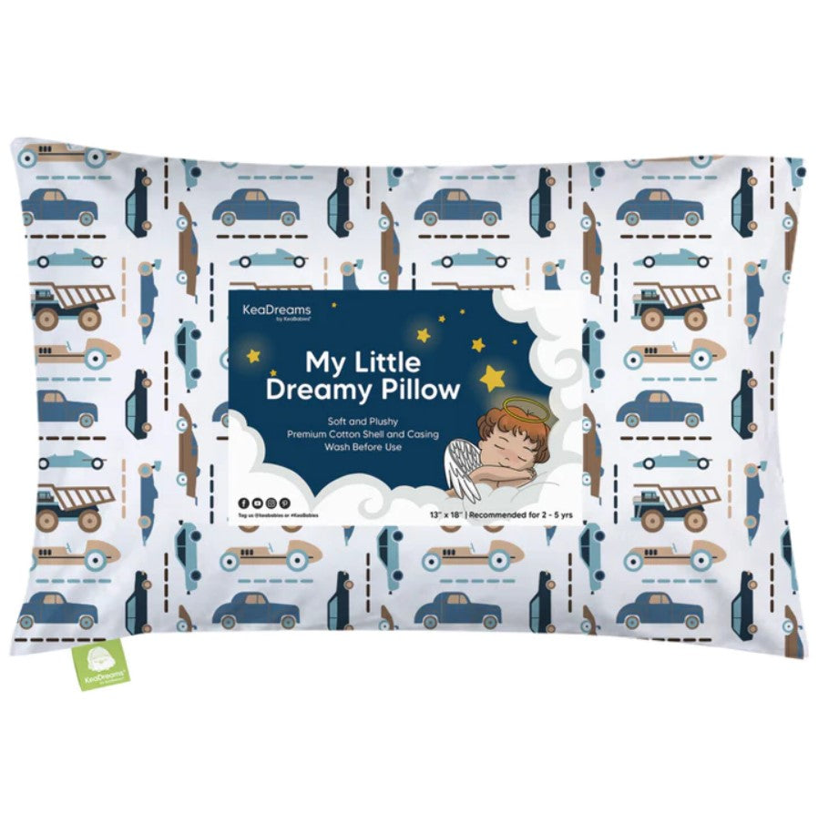 Children's Ergonomic Pillow 33x46cm Cars KeaBabies