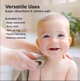 Prosoape din bambus organic 6 buc Brown KeaBabies