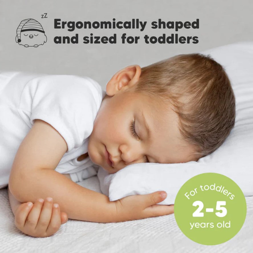 Children's Ergonomic Pillow 33X46cm White 2pcs Keababies