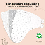 Антистрес Пелени За Повиване Organic 3-6 месеца 3бр Горски Животни KeaBabies