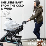Car Seat Cover Autumn-Winter 0-13 kg Gray KeaBabies