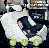 Car Seat Cover Autumn-Winter 0-13 kg Gray KeaBabies