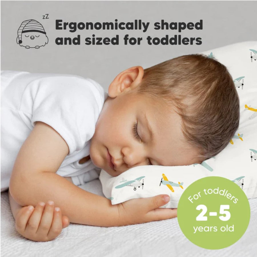 Children's Ergonomic Pillow 35x51cm Airplanes KeaBabies